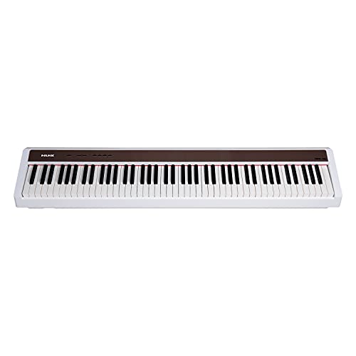 NUX - 88 Key Portable Triple-Sensor Scaled Hammer-Action Digital Piano, White