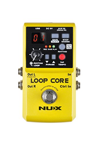 NUX - Loop Core Guitar Effect Pedal Looper with 6 Hours Recording Time