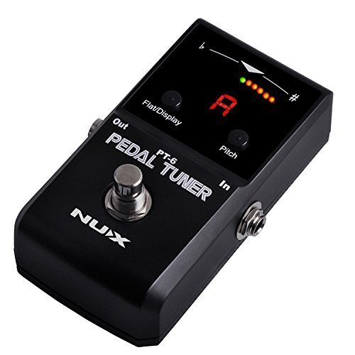 NUX - PT-6 Guitar/Bass Pedal Tuner Chromatic Tuning Mode True Bypass
