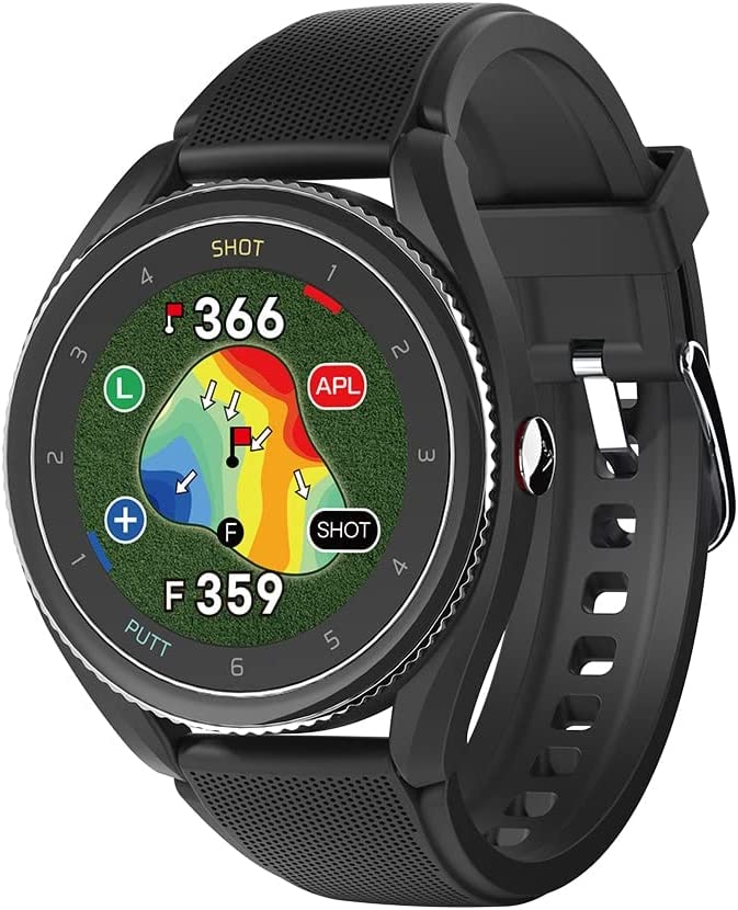 Voice Caddie - T9 Premium GPS Golf Watch, Black