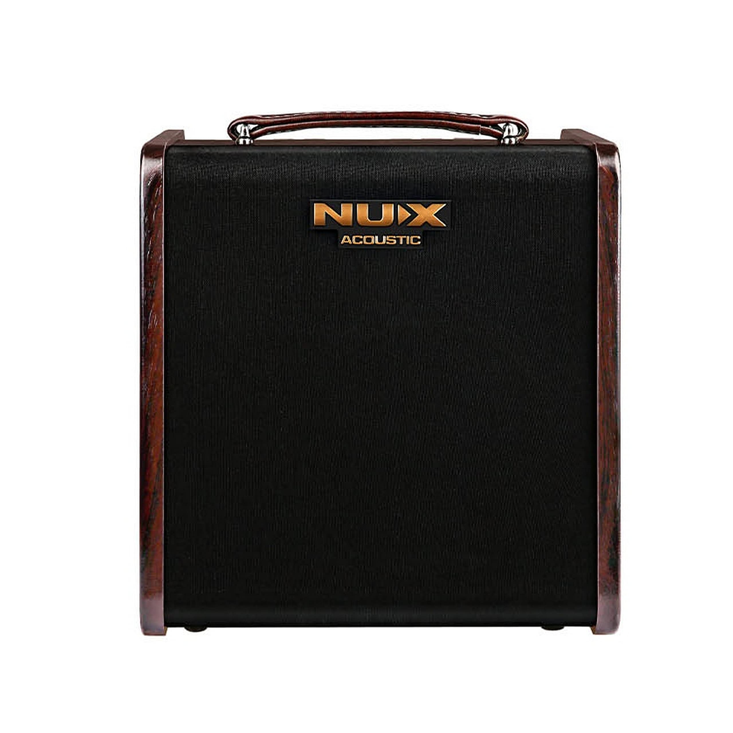 NUX - Stageman II AC-80 Bluetooth Portable Acoustic Guitar Amplifier, 80 Watts