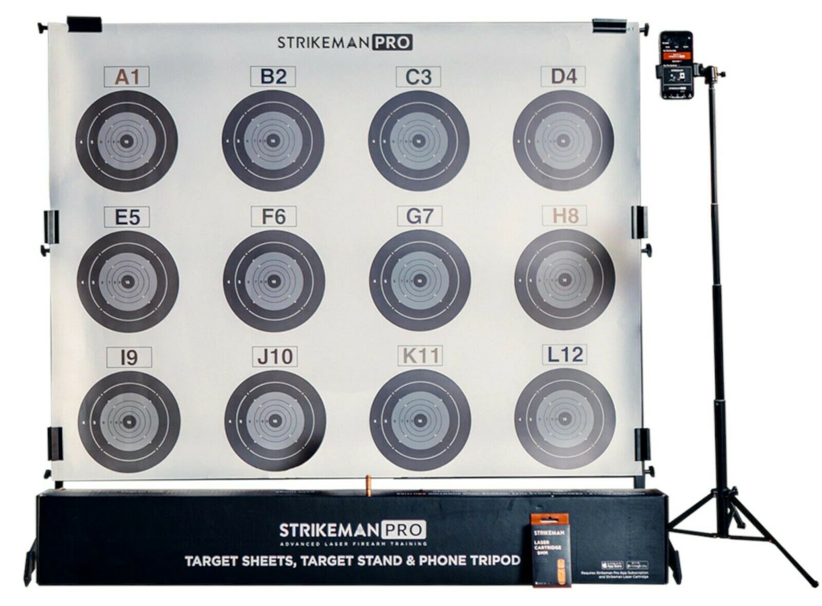 Strikeman - PRO Advanced Laser Cartridge Firearm Dry-Fire Training Kit with .303 British Ammo Bullet & Downloadable App