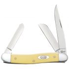 Case Knives - Yellow Synthetic Chrome Vanadium Medium Stockman