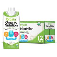 Orgain - Vegan Organic Nutrition Shake - Sweet Vanilla Bean (11oz, 12 Pack)