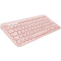 Logitech - Logitech® K380 Multi-Device Bluetooth® Keyboard for PC (Rose)