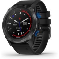 Garmin - Descent Mk2i, Diving Smartwatch, Titanium Carbon Gray DLC with Black Band