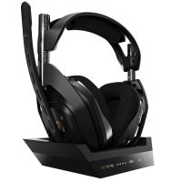 Astro Gaming - A50 Wireless + Base Station for Xbox One/PC, Black/Gold