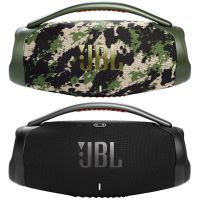 JBL - Boombox 3 Portable Bluetooth Speaker, Powerful Sound and Monstrous Bass, IP67 Waterproof, 24 Hours of Playtime, Built-In Powerbank, JBL PartyBoost