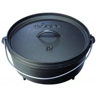 Lodge - 12 Inch / 6 Quart Cast Iron Camp Dutch Oven 