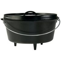 Lodge - 12 Inch / 8 Quart Cast Iron Deep Camp Dutch Oven 