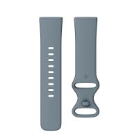 Fitbit - Infinity Band, 24mm Attach, Waterfall Blue, Large *Compatible with Sense 2, Sense, Versa 4 & Versa 3