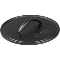 Lodge - 8 Inch Cast Iron Round Flat Grill Press