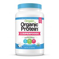 Orgain - Organic Vegan, Gluten Free Plant Based Protein & Superfoods Powder - Vanilla Bean (2.02 LB)