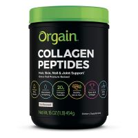 Orgain - Grass Fed, Pasture Raised Hydrolyzed Collagen Peptides Protein Powder - Unflavored (1 LB)