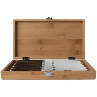 Shun Premier 6 Piece Steak Knife Set with Bamboo Storage Box